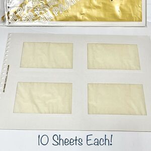 Vintage Ben Parker HeatSeal Photo Album 35H Refill Pages (10 Sheets) Lot